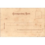 Maribor, Marburg a. Drau; Dom, Hauptplatz / church, main square. Louis Glaser Art Nouveau, floral, litho (fl...