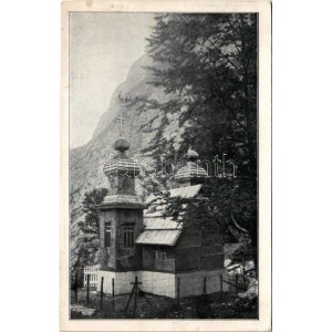 Vrsic, Prelaz Vrsic, Vrsic Pass; Ruska cerkvica ob cesti na Vrsic v Kranjski Gori ...