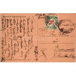 1918 Ukrainische Droschkenkutscher / Ukrainian folklore, carriage drivers (EK)