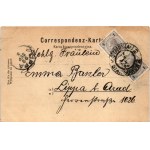 1899 (Vorläufer) Ivano-Frankivsk, Stanislawów, Stanislau; Ulica Sapiezynska / street (EK)