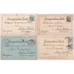 1898 (Vorläufer) Zalishchyky, Zaleszczyki; 7 hand-painted postcards
