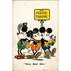 1932 Ye Mouse Trappe. Three Blind Mice! Mickey Mouse. Walter E. Disney A. R. Co. i. B. 1797. (fl)