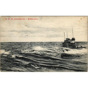 1911 S.M. U-IV osztrák-magyar tengeralattjáró / K.u.k. Kriegsmarine Unterseeboot IV. / Sottomarino della Marina austro-ungarica ...
