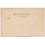 Knofel - Ankunft in Karlsbad. Heliocolorkarte von Ottmar Zieher / Jewish greeting from Karlovy Vary, Judaica (EK...