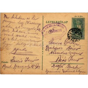 1940 Erdős Zoltán zsidó KMSZ (közérdekű munkaszolgálatos) tábori posta 201/15. küldött levél édesapjától. Judaika ...