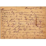 1940 Erdős Zoltán zsidó KMSZ (közérdekű munkaszolgálatos) tábori posta 201/15. küldött levél édesapjától. Judaika ...