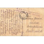 1916 Kézzel rajzolt Tábori Postai Levelezőlap, imádkozó katona, művész aláírásával / hand-drawn field postcard...