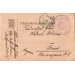 1916 Herzliche Neujahrswünsche vom Isonzo/ Első világháborús kézzel rajzolt Tábori Postai Levelezőlap / WWI K.u.k...