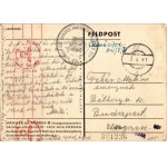 1941 Männer der Waffen SS Handgranatenwerfer. Küsten Verlag Feldpost, Holzschnitt ...