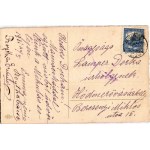 1931 Üdvözlet a Krampusztól! Hold / Krampus greeting with the moon. Erika