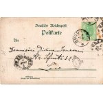1900 Všechno Heil! / Kerékpáros üdvözlet / Cyklistické pozdravy, kola. No. 34. Secese, litografie (EK...