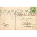 1913 Tacskó - dombornyomott / Dachshund dog - embossed (EB)
