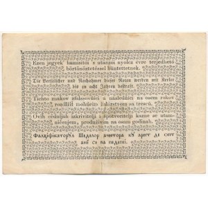 1848. 1Ft Kossuth bankó, z s1. T:XF,VF / Hungary 1848. 1 Forint Kossuth Banknote, z s1. C:XF...
