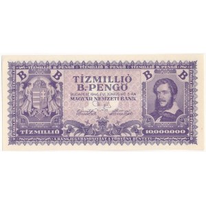 1946. 10.000.000BP T:AU / Hungary 1946. 10.000.000 B.-Pengő (Billion Pengő) C:AU Adamo P38, Krause P...