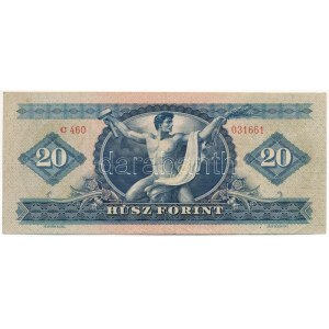 1949. 20Ft C 460 031661 T:F / Hungary 1949. 20 Forint C 460 031661 C:F Adamo F10