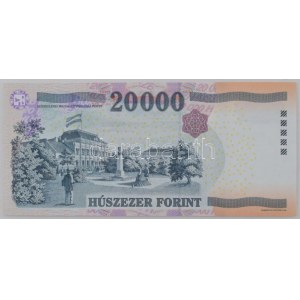 2008. 20.000Ft GA 9527030 T:UNC / Hungary 2008. 20.000 Forint GA 9527030 C:UNC Adamo F59