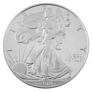 Amerikai Egyesült Államok 2019W 1$ Ag Amerikai Sas / Walking Liberty West Point, kapszulában, tanúsítvánnyal...