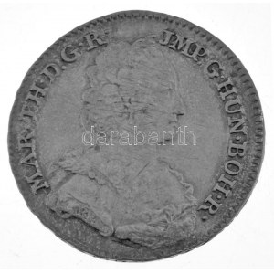 Osztrák Németalföld 1753. 1/2D Ag Mária Terézia, kéz verdejel Antwerpen verd (16,59g) T:XF,VF ph., patina ...