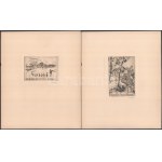 Vadász Endre (1901-1944): Tiz rézkarc ex libris 1935. Berei Soó Rezső, Renato Fleri és Kardos László bevezetőivel...