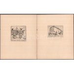 Vadász Endre (1901-1944): Tiz rézkarc ex libris 1935. Berei Soó Rezső, Renato Fleri és Kardos László bevezetőivel...