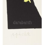 Lux Antal (1935-): Apácák, 1970. Szitanyomat, papír. Jelzett és datált (A Lux 70). 51x40 cm...