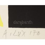 Lux Antal (1935-): Apácák, 1970. Szitanyomat, papír. Jelzett és datált (A Lux 70). 51x40 cm...