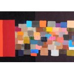 Haraszty István (1934-2022): Ovál II., 2006. Olaj, farost, jelezve jobbra lent, hátoldalán autográf felirattal...