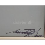 Haraszty István (1934-2022): Ovál II., 2006. Olaj, farost, jelezve jobbra lent, hátoldalán autográf felirattal...