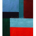 Győrffy Sándor (1951-): Osztott terek, 2023. Akril, vászon, jelzett a hátoldalán. 50×70 cm. / Sándor Győrffy (1951-)...