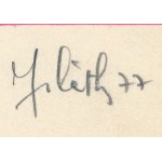 Joláthy Attila (1927-1998): FNR 777, 1977. Szitanyomat, papír, jelzett, számozott (30/100). 30x28,5 cm. ...