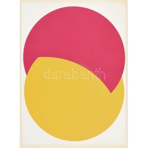 Fajó János (1937-2018): Körmetszés II, 1976. Szitanyomat, papír, jelzett, számozott (7/9). 66,5×49,5 cm...