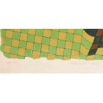 Victor Vasarely (1908-1997): Arlequin. Szitanyomat, papír. Jelzett. Művészpéldány EA 01. jelzéssel...