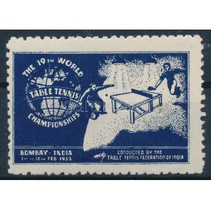 1932 Asztalitenisz Világbajnokság India levélzáró