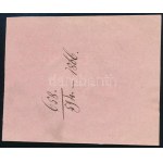 1866 Erdélyi Hiv. Értesítő Kolozsvár Nyugta / receipt