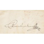 VÉDETT / NO EXPORT! 1684 Apafi Mihály (1632-1690) erdélyi fejedelem címereslevele (Armalis), a kraszna vármegye...