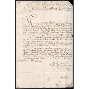 1776 Pozsony, latin nyelvű irat Halmi község (ma Halmeu, Románia) említésével, galánthai gróf Fekete György (1711-1788...