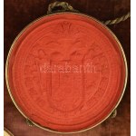 VÉDETT / NO EXPORT! 1802 Címereslevél - Armalis (harsányi) Hudich János harsányi postamester...