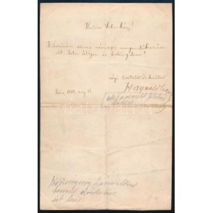 1884 Bécs, Haynald Lajos (1816-1891) kalocsai bíboros érsek, korábban erdélyi püspök...