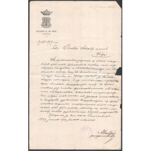 1897 Stobbe Adolf építőmester, Stobbe Kálmán (1883-1936) építőmester, díszlettervező, labdarúgó...