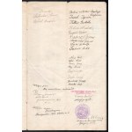 1912 Leléd (ma Leľa, Szlovákia), adásvételi szerződés az Esztergomi Érsekség, illetve 58 lelédi lakos között...