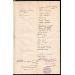 1912 Leléd (ma Leľa, Szlovákia), adásvételi szerződés az Esztergomi Érsekség, illetve 58 lelédi lakos között...