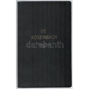 1924 Bp., a báró Rosenbach család I. Lipót által 1691-ben adományozott címereslevelének hiteles másolata...