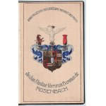 1924 Bp., a báró Rosenbach család I. Lipót által 1691-ben adományozott címereslevelének hiteles másolata...