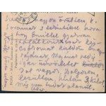 1929 Patkó Károly (1895-1941) festő autográf sorai és aláírása egy Rómából küldött képeslapon, érdekes tartalommal: (....