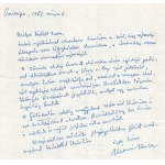 1951 Posillipo, Márai Sándor (1900-1989) író autográf levele, aláírásával, Molnár József (1918-2009...