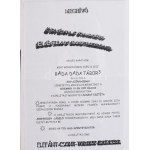 cca 1990-2005 Bada Dada (Bada Tibor, 1963-2006) képzőművész, zenész kéziratai, rajzai, plakáttervei, dokumentumok...