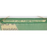 3 db régi dél-amerikai futball zászló, vegyes állapotban, 45×19 cm