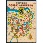 ca 1980 Magyar kajak kenusok aláírása Belgiumból hazaküldött képeslapon Petrikovics, Ring Rudolf, Veréb, Galambos...