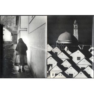 cca 1965 Tóth Imre székesfehérvári fotográfus felvételei (Nem jött levél; Védők; Fehér falak), 3 db feliratozott...