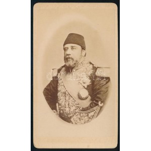 ca. 1870-1880 Iszmáíl pasa (1830-1895), Egyiptom alkirálya (1863-1879)...